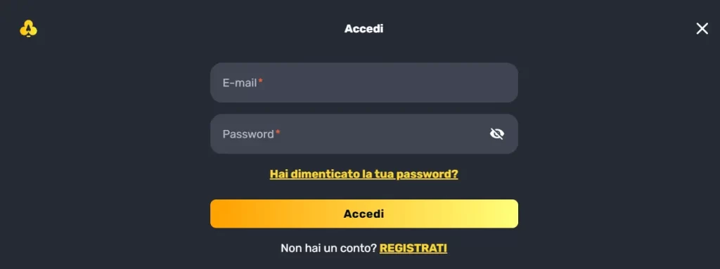 Procedura di accesso