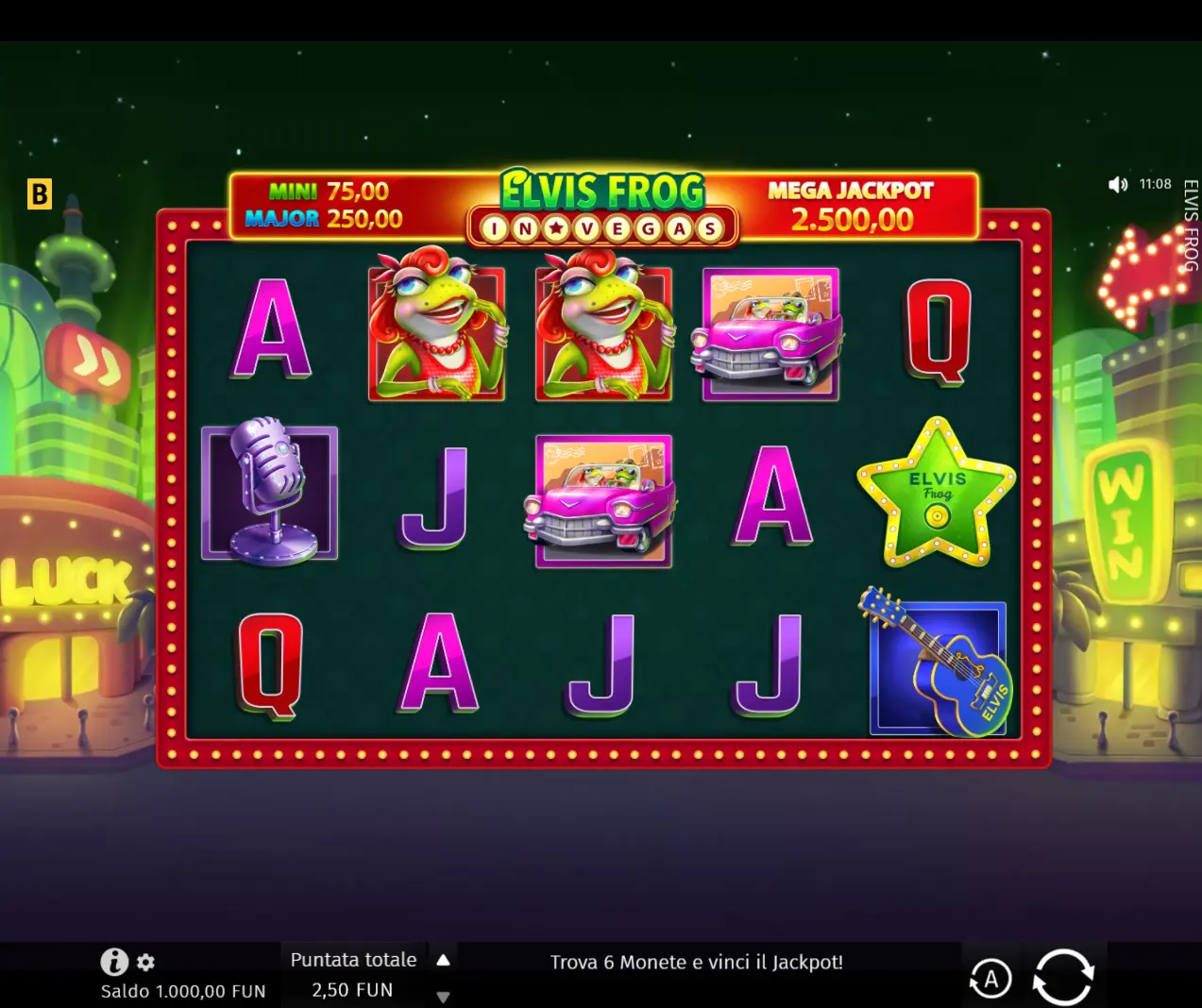 Elvis Frog in Vegas RocketPlay Casino slot